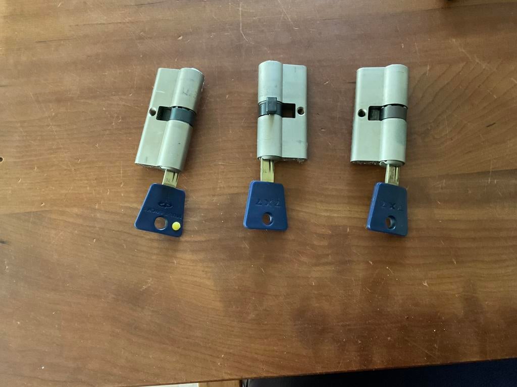 3 cylinder sloten extraveilige  !!!!, Ophalen, Zo goed als nieuw, Slot
