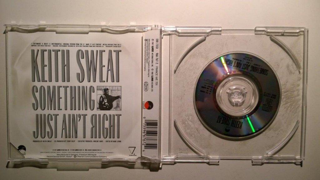 Keith Sweat - Something Just Ain't Right, Maxi-single, Ophalen of Verzenden, Zo goed als nieuw, 1 single