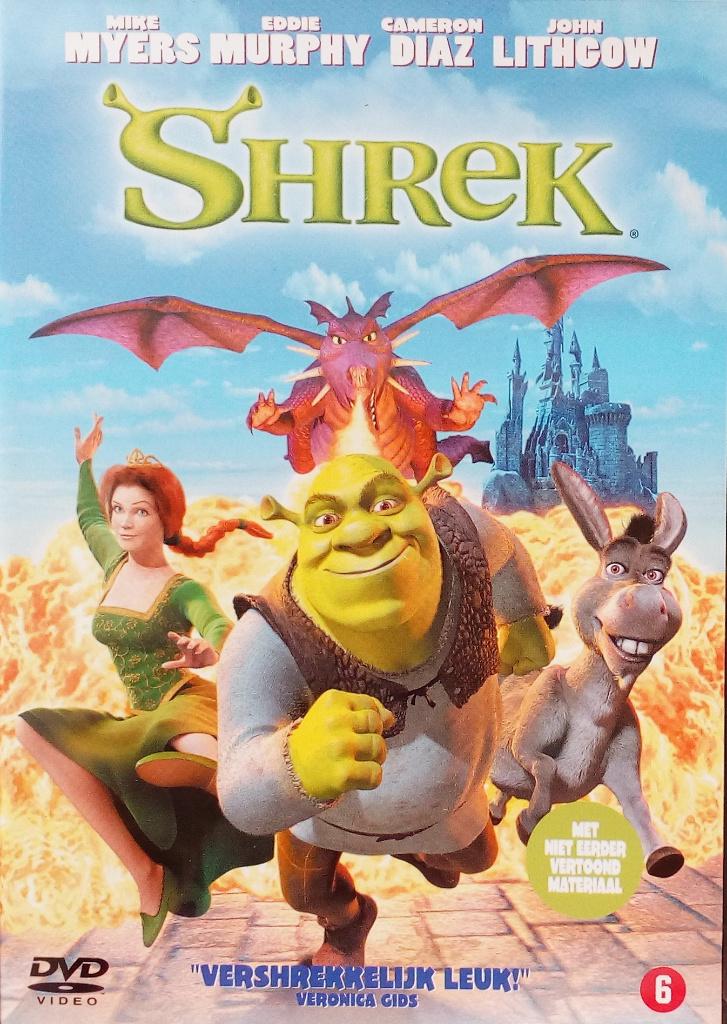 Dvd - Shrek - 01, Tekenfilm, Overige soorten, Ophalen of Verzenden, Zo goed als nieuw