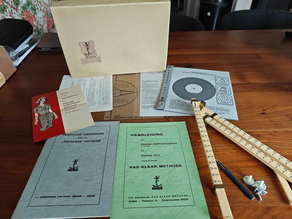 Vintage Frohne Knippantograaf in originele doos, Ophalen of Verzenden, Zo goed als nieuw, Overige typen