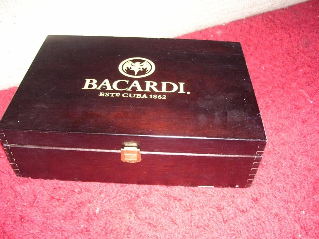HOUTEN KIST BACARDI, Teakhout, Minder dan 50 cm, 50 tot 100 cm, Ophalen of Verzenden