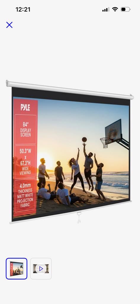 Beamer en scherm, Ophalen of Verzenden, LED, Benq beamer