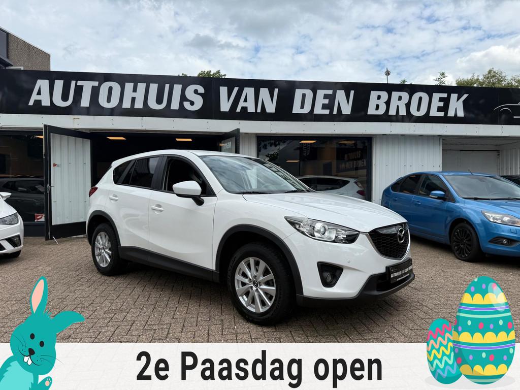 Mazda CX-5 2.0 2WD|Navi|Cruise|Climate|Pdc|Lmv|Elek Pakket|N, Voorwielaandrijving, Gebruikt, Zwart, Wit