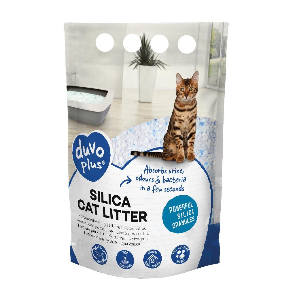 Silica kattenbakvulling 6 zakken van 5 L voor maar € 30,-, Dieren en Toebehoren, Kattenbakken, Ophalen, ., Nieuw, Duvo