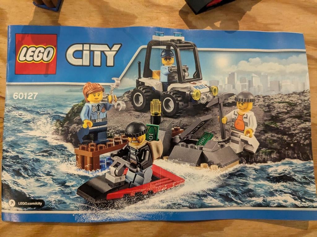 Lego City 60127: Gevangenis op het water 2 x, Compleet, City, Lego, Ophalen of Verzenden