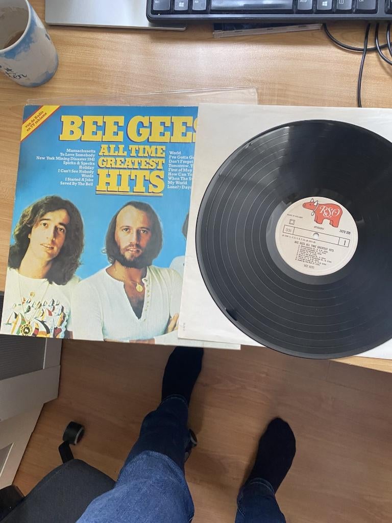 Bee Gees – Bee Gees All Time Greatest Hits, Ophalen of Verzenden, 1970 - 1979, Zo goed als nieuw, 12 inch