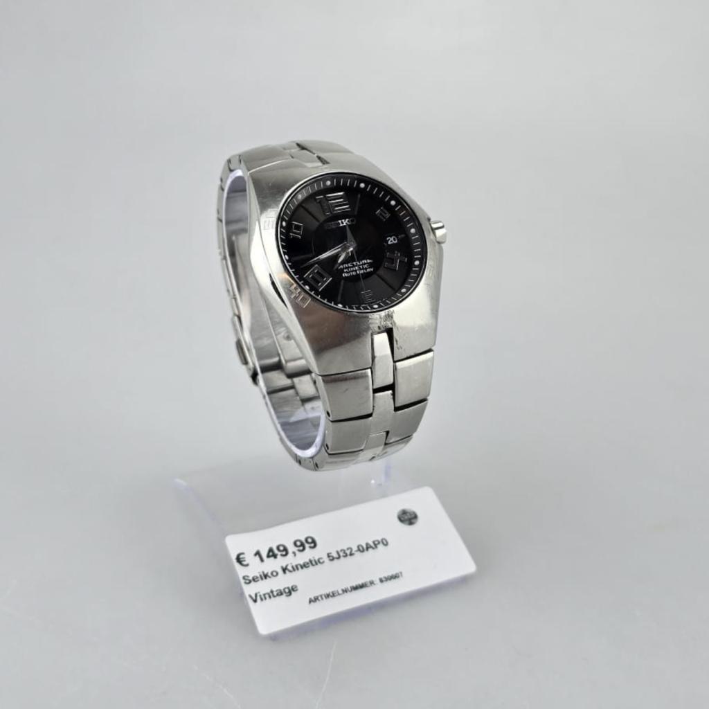 Seiko Kinetic 5J32-0AP0 Vintage, Flex Ltd., Zo goed als nieuw, https://flex.com/contact-us, Nobelstraat 10, 5807 GA Oostrum