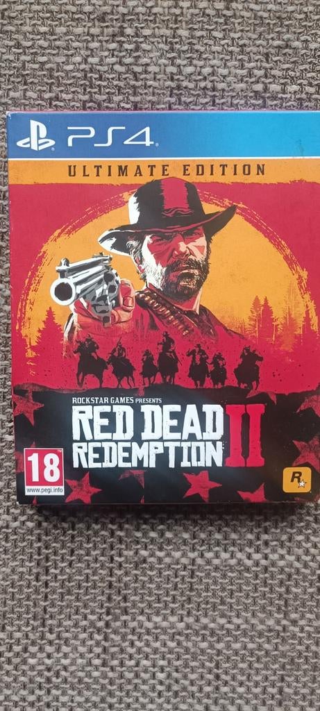 Red Dead Redemption 2 Ultimate Edition PS4 Rockstar limited, Avontuur en Actie, 1 speler, Ophalen of Verzenden, Zo goed als nieuw