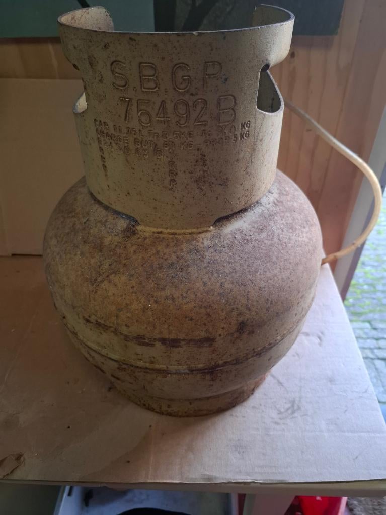 Gasfles  6 kg, Ophalen, Gebruikt