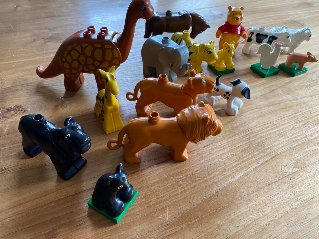 Duplo: 16 x dieren, Ophalen of Verzenden, Gebruikt, Duplo