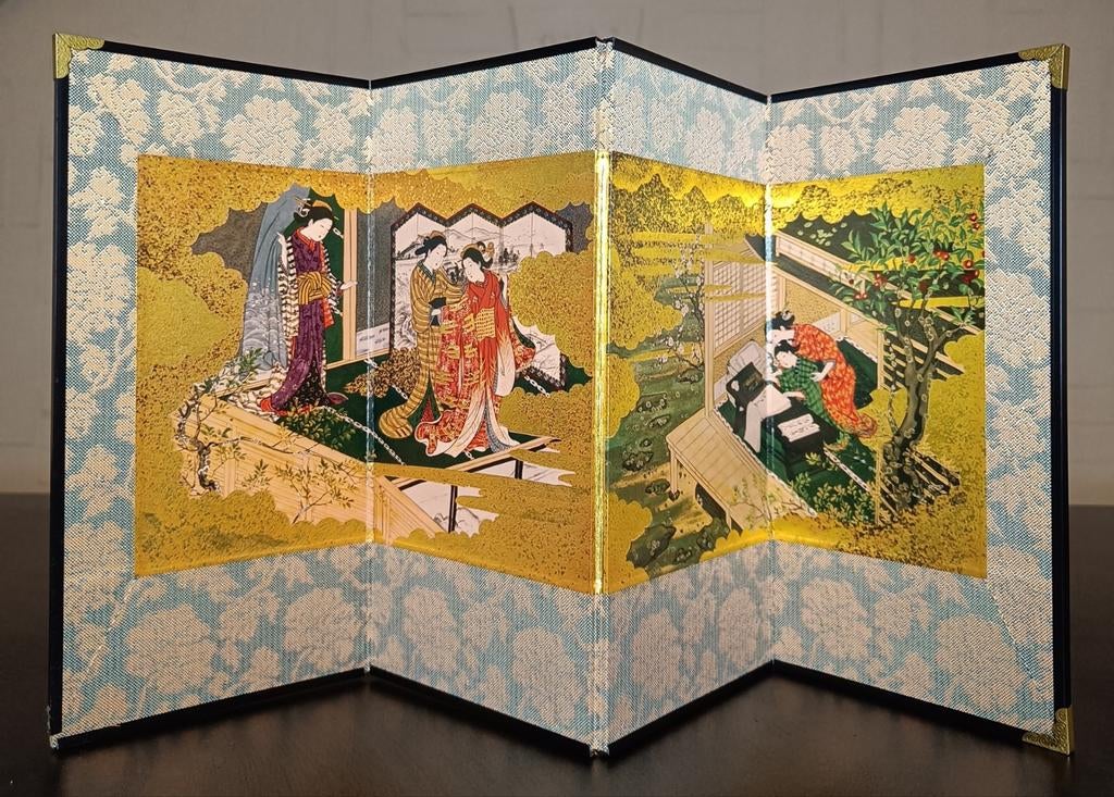 Japans miniatuur kamerscherm/paravent., Ophalen of Verzenden