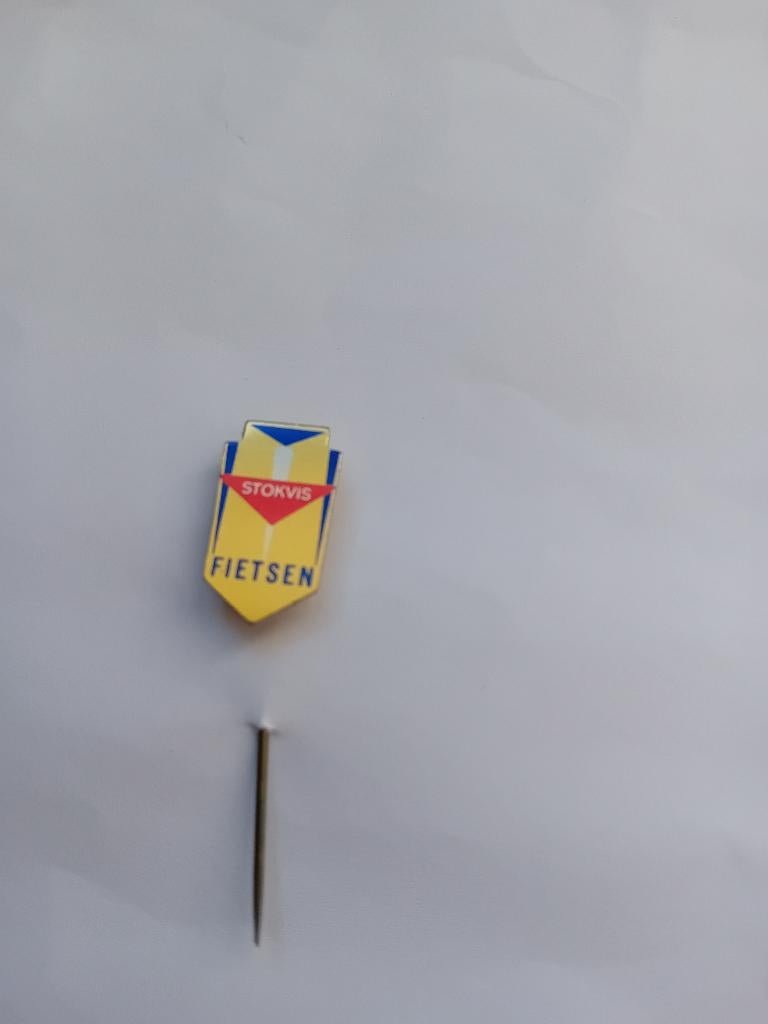 Pin - STOKVIS fietsen - Uden, Ophalen of Verzenden, Zo goed als nieuw, Merk, Speldje of Pin
