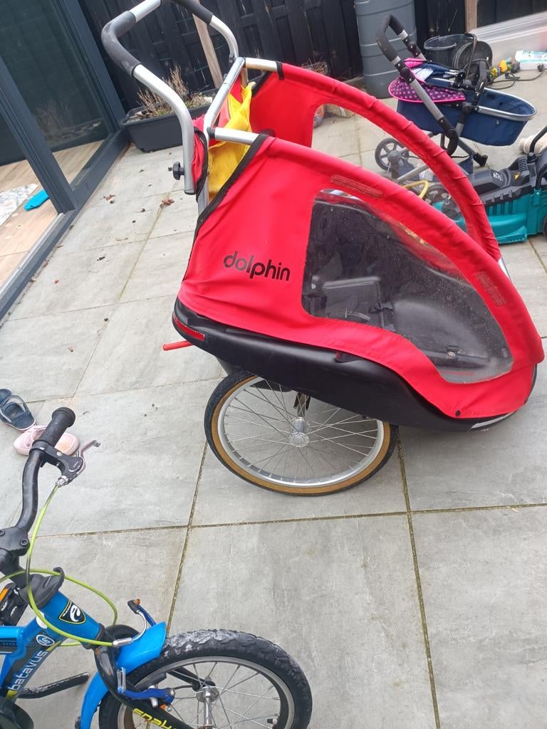 Dolphin Kinderkar/Fietskar - Ideaal voor kinderen, Ophalen of Verzenden