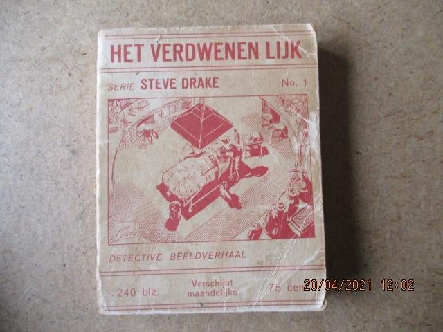 adv1586 steve drake 1, Eén stripboek, Ophalen, Gelezen