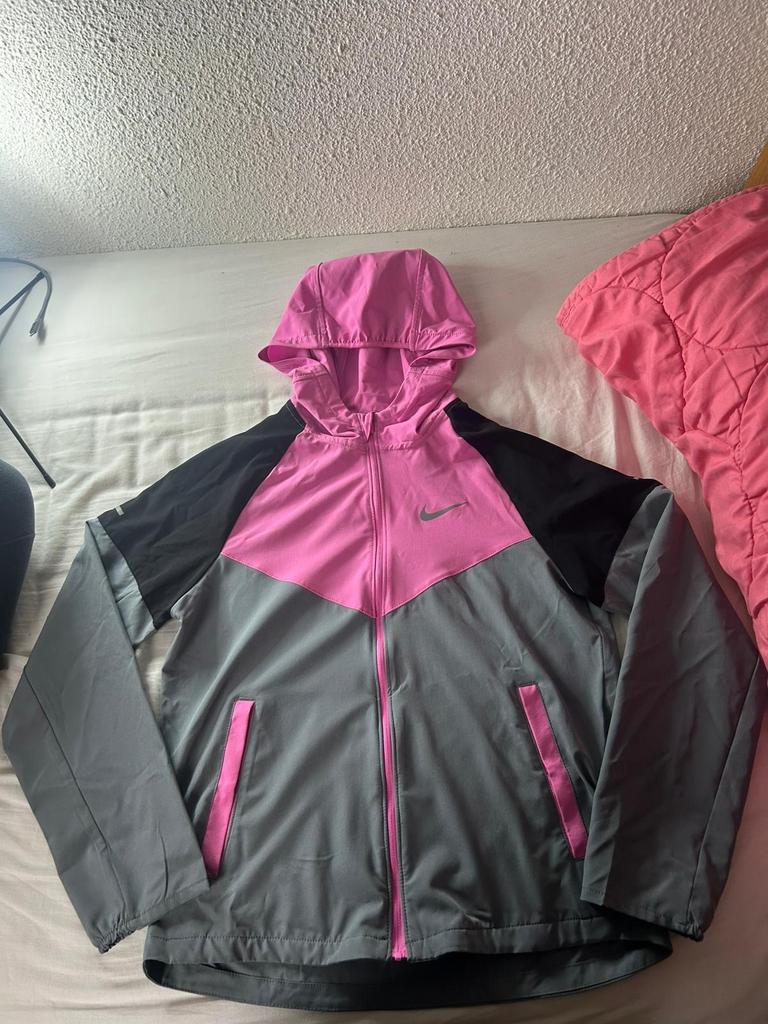 Nike Miller Roze Windjack - Maat L (Kids), Verzenden, Zo goed als nieuw, Jongen of Meisje