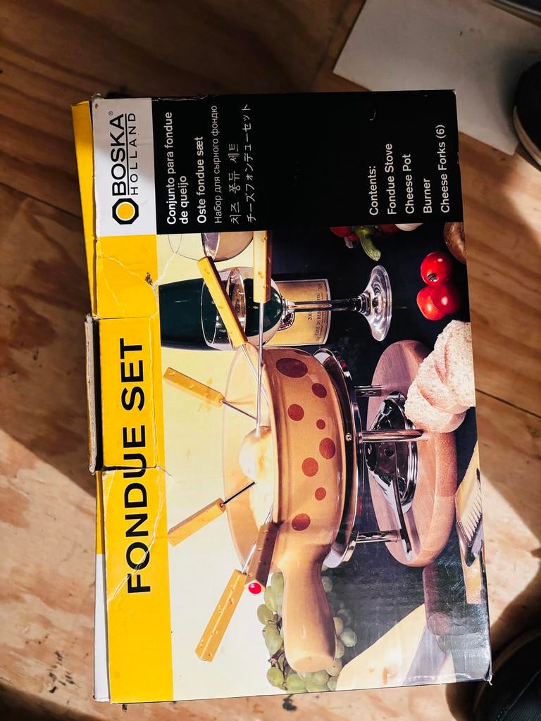 Boska Holland Fondue Set, Ophalen, Nieuw, Brander, Fondueset