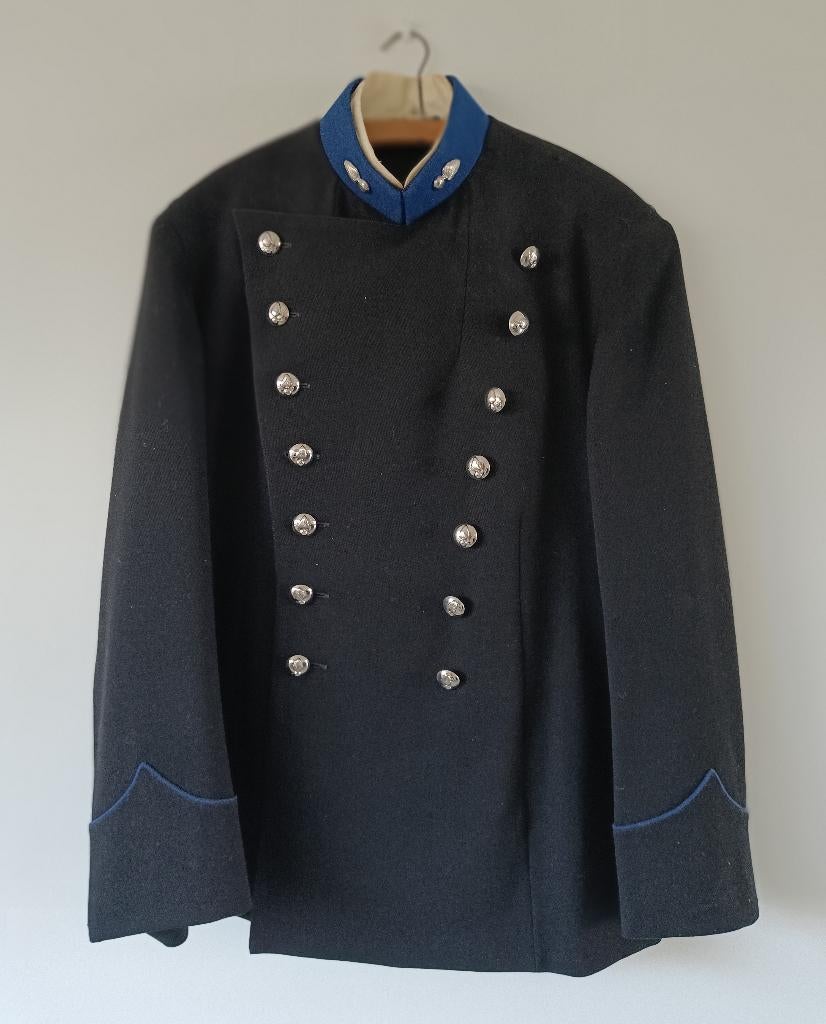 Origineel Marechaussee-uniform 1960 – compleet met nestel, Ophalen, Marechaussee, Nederland, Embleem of Badge