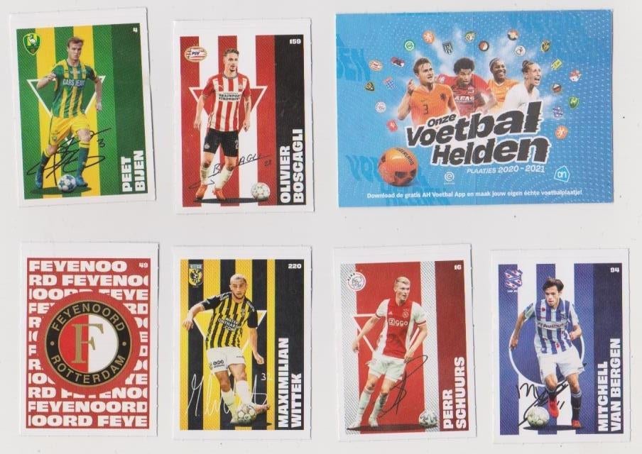 AH voetbalstickers Eredivisie 2020-2021, Verzamelen, Verzenden, Zo goed als nieuw, Overige binnenlandse clubs, Poster, Plaatje of Sticker