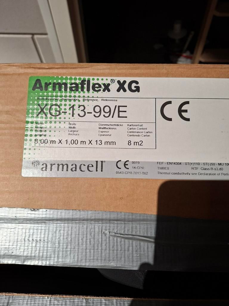 Armaflex 1M x (+/-) 1,5M, Ophalen, Nieuw