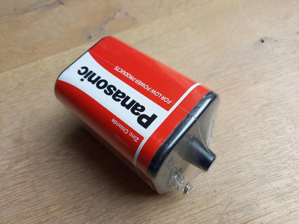 Panasonic blokbattery 6v, Ophalen of Verzenden, Nieuw