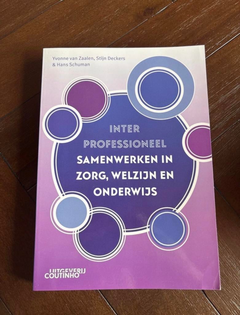Interprofessioneel Samenwerken in Zorg, Welzijn en Onderwijs, Boeken, Studieboeken en Cursussen, Ophalen of Verzenden, Gamma, Zo goed als nieuw