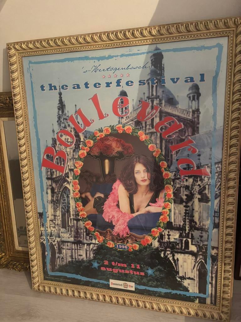 Theater Boulevard Poster 1996 - Ingelijst, Ophalen