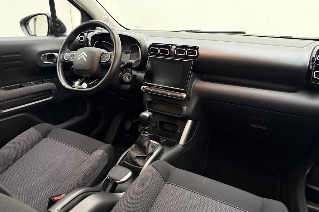 Citroen C3 Aircross 1.2 PureTech S&S Feel 110 PK | Navigatie, Auto's, Gebruikt, Euro 6, 1199 cc, Wit