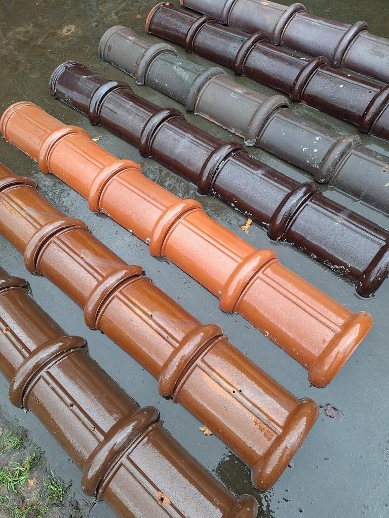 Nokvorsten, verschillende kleuren en modellen, Gebruikt, Steen of Klei, Ophalen of Verzenden, Minder dan 5 m²