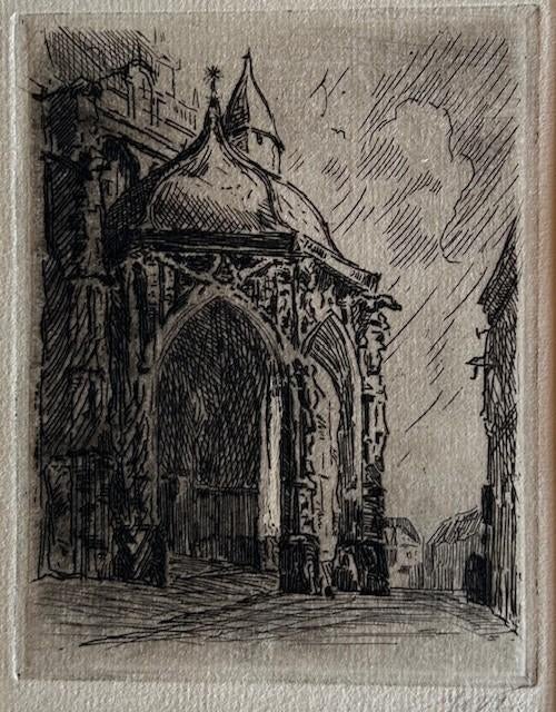 Jan van Vucht Thijssen  Zijportaal St. Stevenskerk, Ophalen of Verzenden