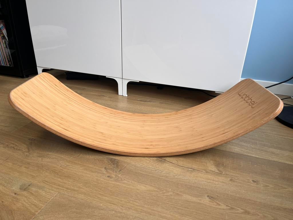 Wobbel original 90x30 cm, Kinderen en Baby's, Speelgoed | Houten speelgoed, Ophalen, Gebruikt, Rij- of Hobbelspeelgoed