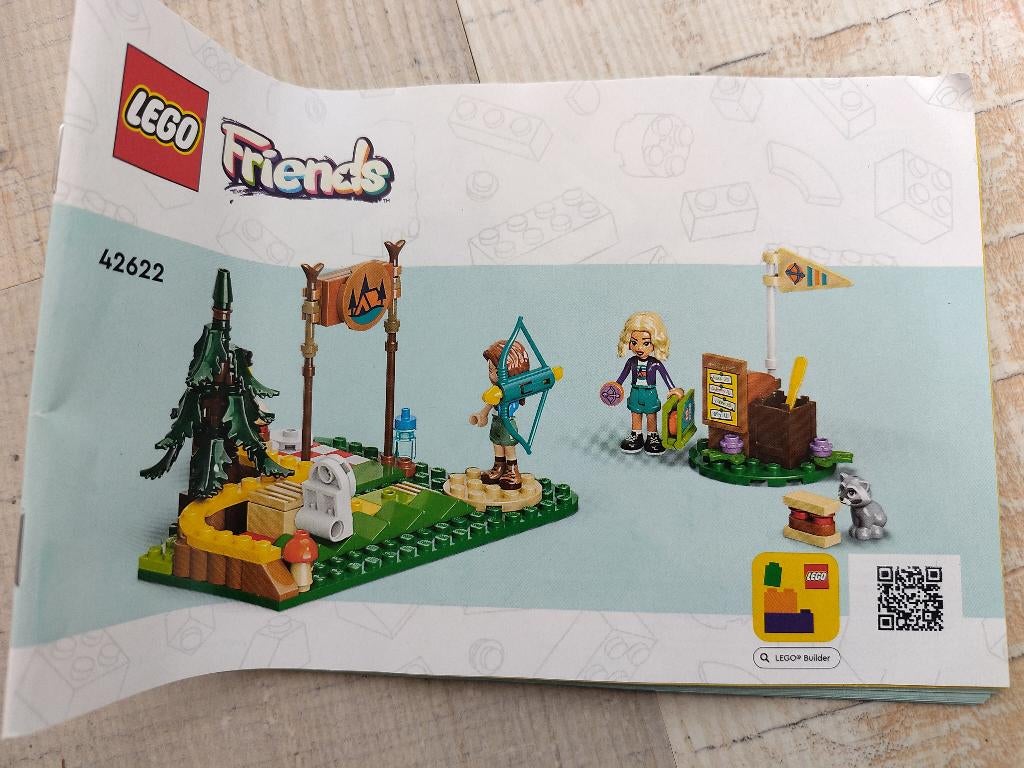 Lego friends avonturenkamp boogschietbaan 42622, Ophalen, Compleet, Lego, Friends