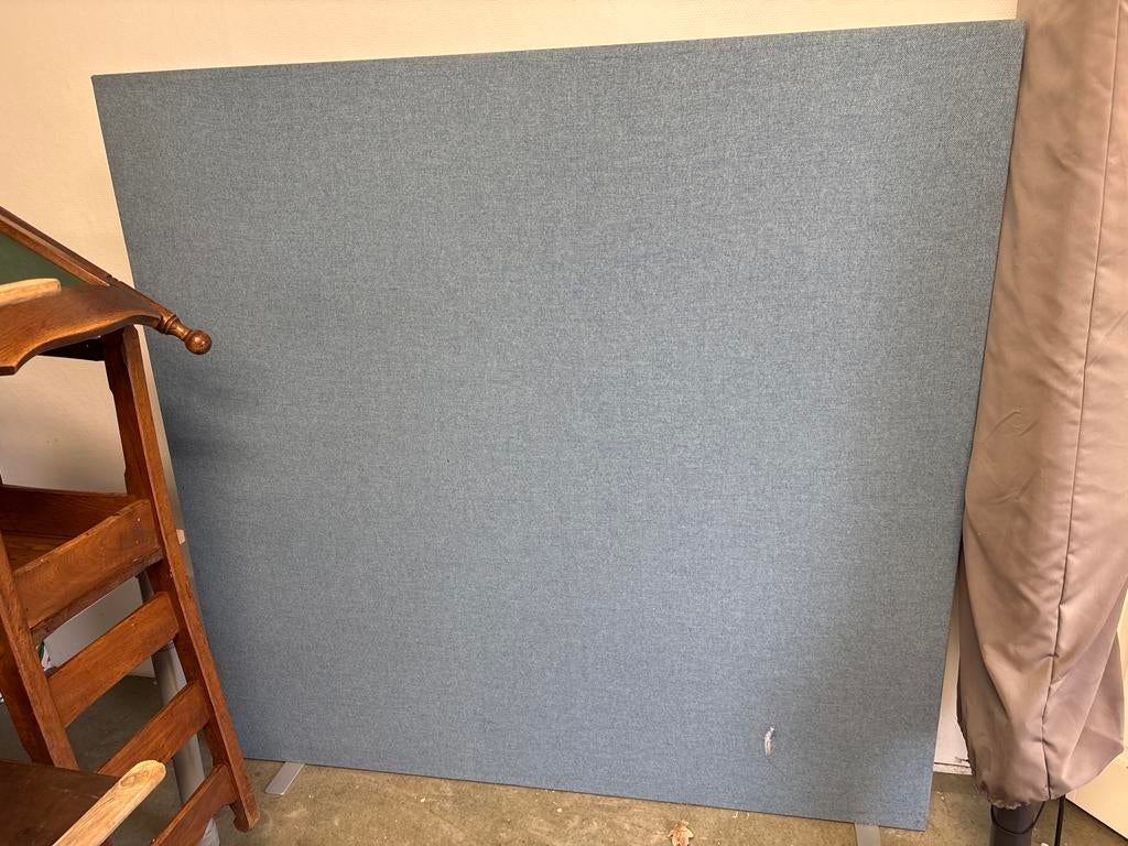 Blauw roomdevider, Huis en Inrichting, Woonaccessoires | Kamerschermen, Ophalen, Gebruikt