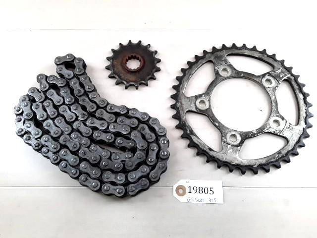 GS500 2002 - 2006 Suzuki Kettingset D1-37281, Motoren, Accessoires | Overige