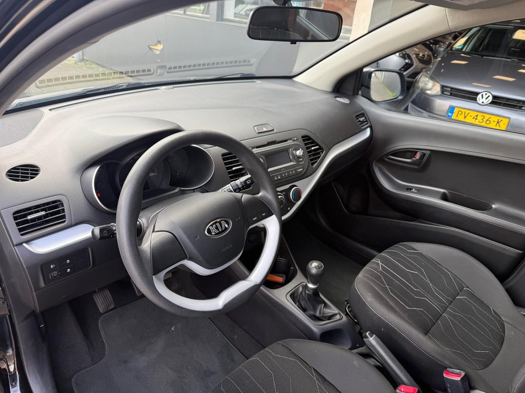 Kia Picanto 1.0 CVVT ComfortLine, Voorwielaandrijving, Euro 5, Gebruikt, Zwart