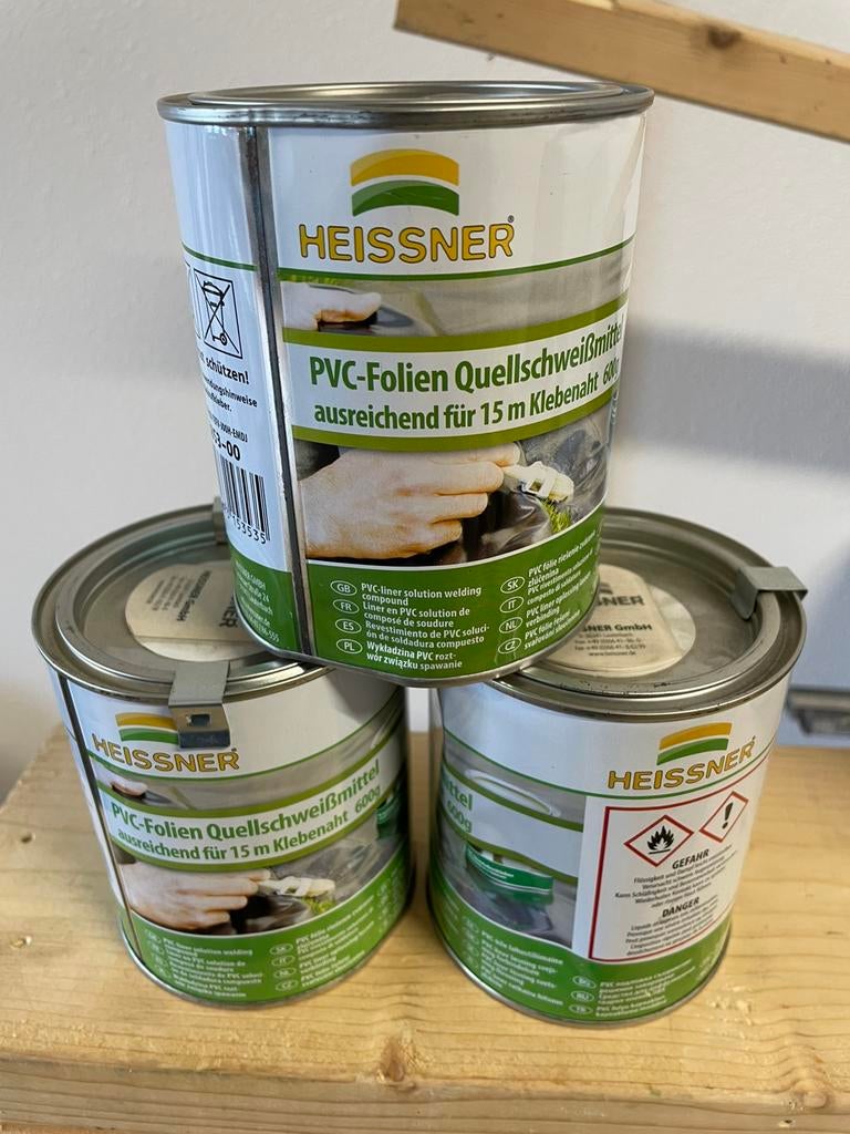 3 blikken Pvc folie lijm, Ophalen of Verzenden, Nieuw