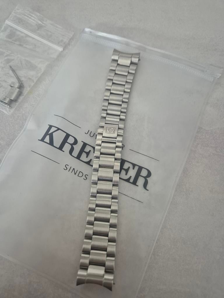 Omega Speedmaster/ Aqua Terra stalen band origineel, Ophalen of Verzenden, Zo goed als nieuw, Zilver, Staal