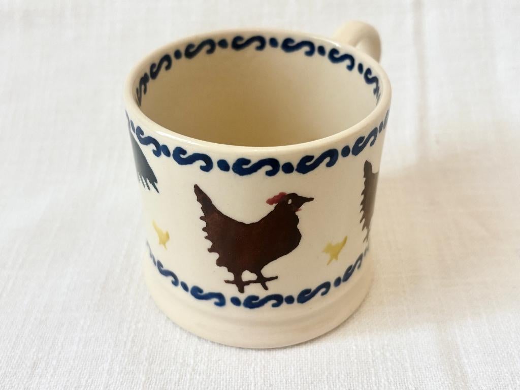 Emma Bridgewater - Chickens (1996), Huis en Inrichting, Verzenden, Zo goed als nieuw, Overige stijlen, Kop(pen) en/of Schotel(s)