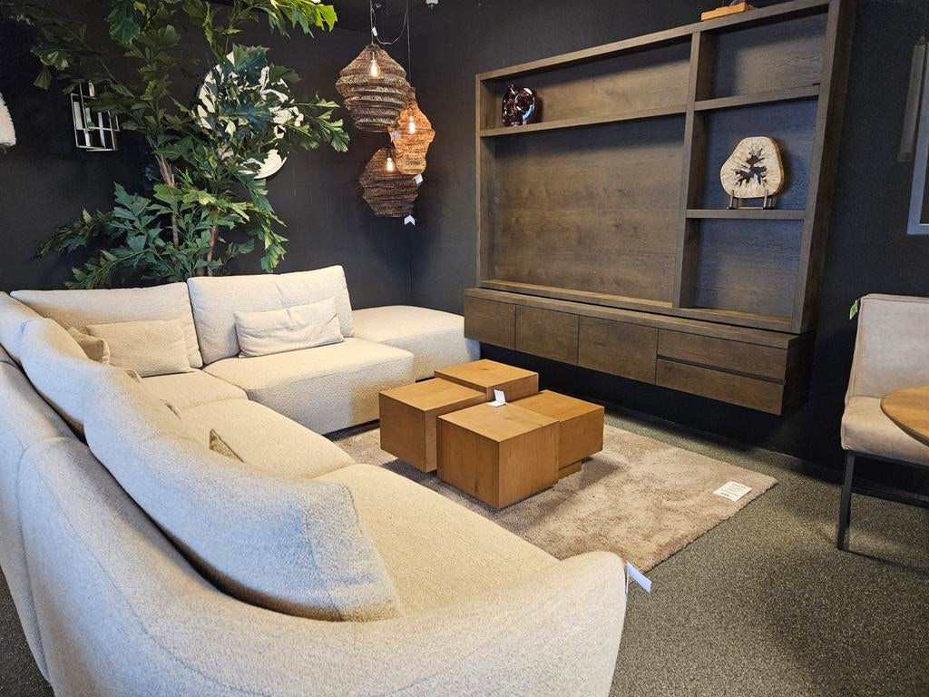 Tv wandkast " lachance" bruin richmond, Ophalen of Verzenden, Nieuw, 25 tot 50 cm, Minder dan 100 cm