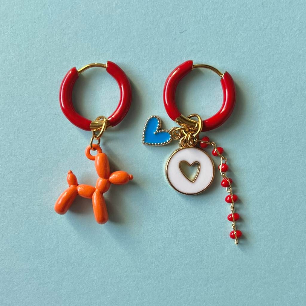 Kingsday oorbellen, Overige materialen, Hangers, Verzenden, Nieuw