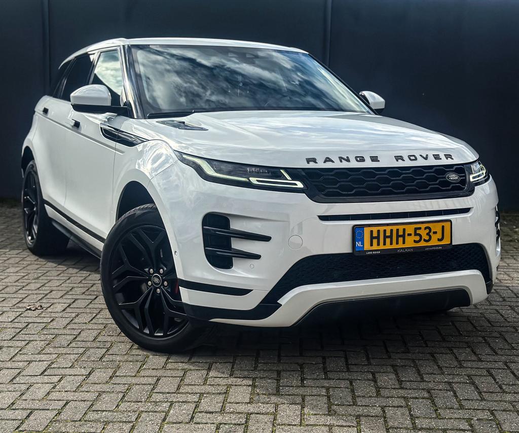 Land Rover Range Rover Evoque R-dynamic P300e 309pk AWD Pano, Auto's, Automaat, 309 pk, 1498 cc, Zwart