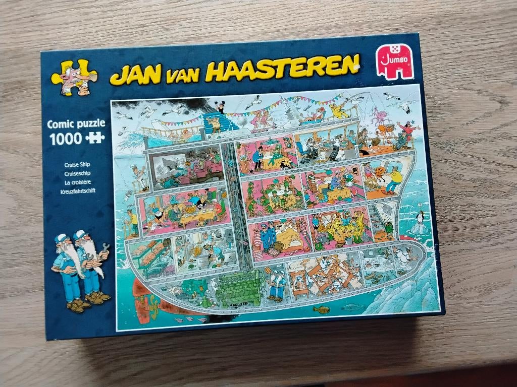 Jan van Haasteren - Cruiseschip, Ophalen, 500 t/m 1500 stukjes, Zo goed als nieuw, Legpuzzel