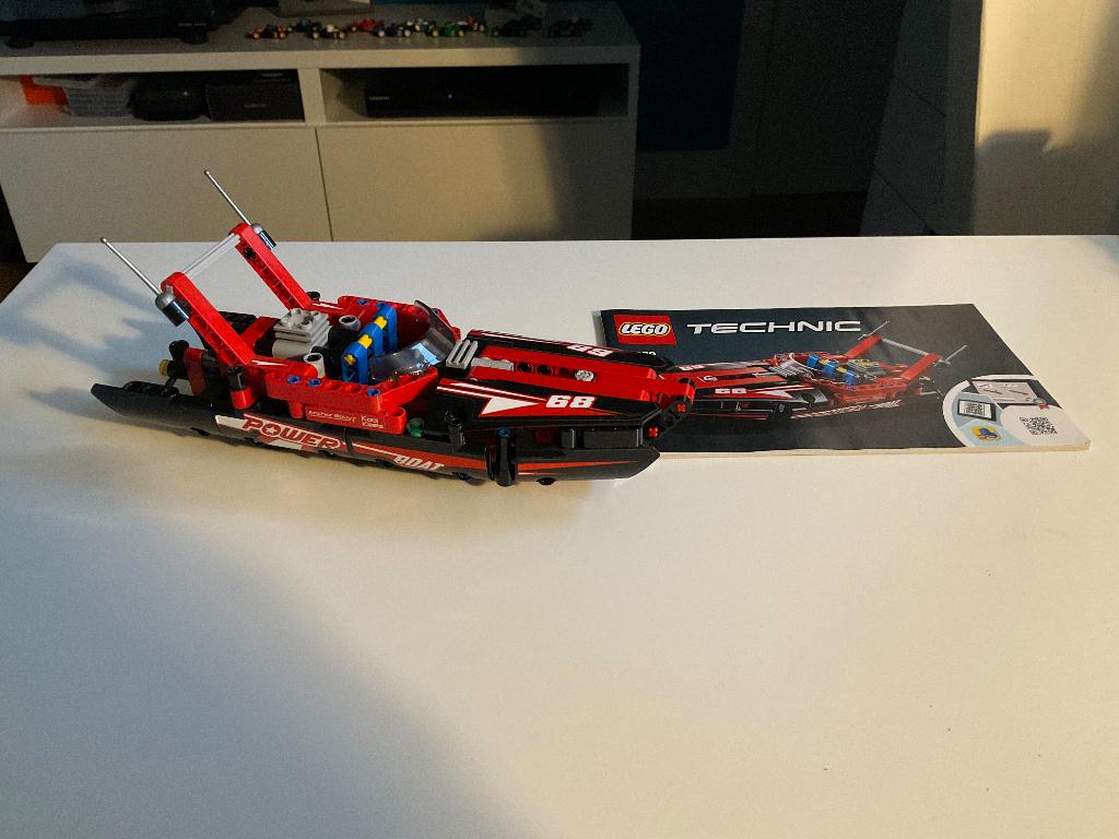 Power Boat Lego Technic 42089, Ophalen, Zo goed als nieuw, Complete set, Lego