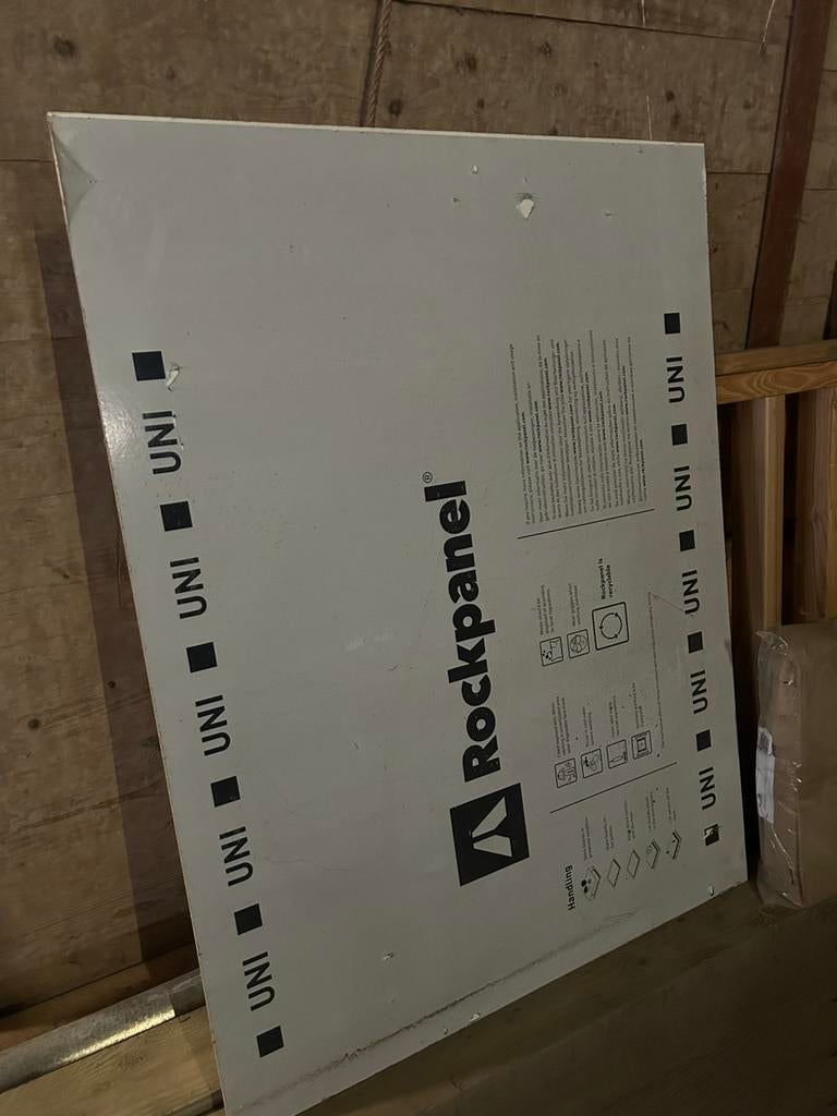 Rockpanel wit, Ophalen, Zo goed als nieuw, Overige materialen, Minder dan 20 mm