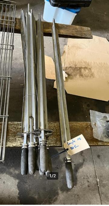 kippenspies, kippengrillspies, Ophalen, Gebruikt