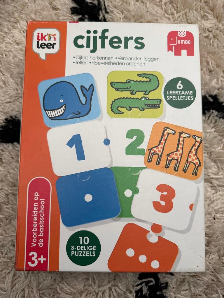 Ik Leer Cijfers - Jumbo, Ophalen of Verzenden, 10 tot 50 stukjes, Gebruikt, 2 tot 4 jaar