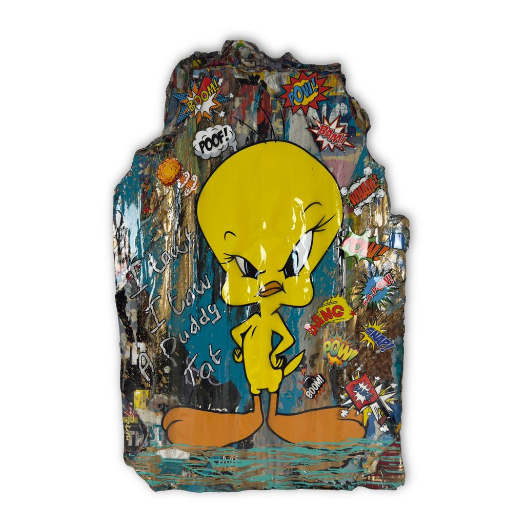 Uniek kunstwerk van Poxini - 125 x 85 cm, Ophalen