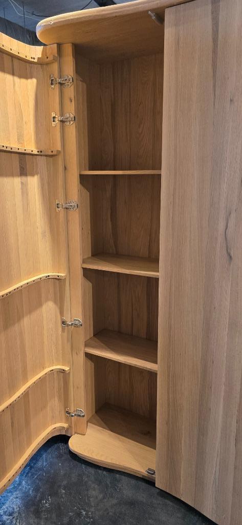 Opbergkast Eikenhout – Naturel - SHOWMODEL!, Huis en Inrichting, Kasten | Wandmeubels, JaRa, 200 cm of meer, Bornsestraat 31, Ophalen of Verzenden
