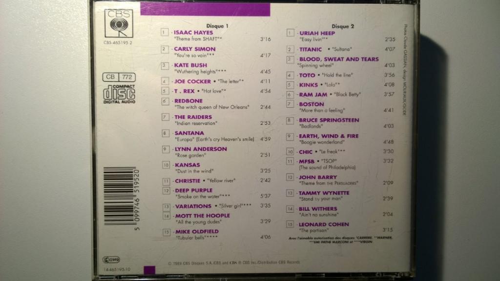 70s Les Années Pop (2 CD), Ophalen of Verzenden, Zo goed als nieuw, Pop