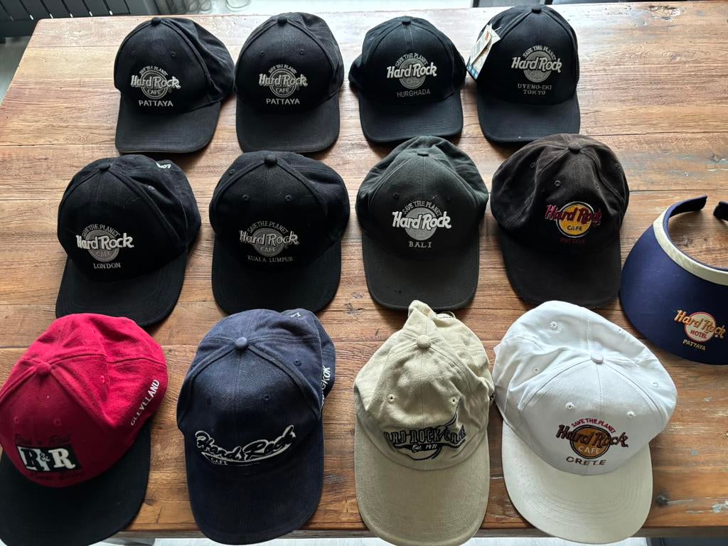 Hard Rock Café caps, Verzamelen, Ophalen of Verzenden, Gebruikt