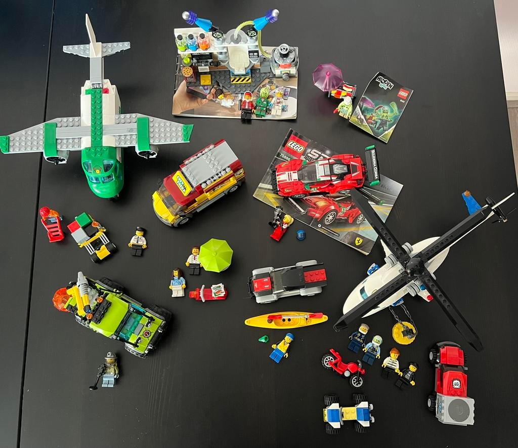 8 Lego sets, City, Speed Champion, Police, etc, Ophalen of Verzenden, Gebruikt, Lego